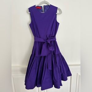 Carolina Herrera ruffled taffeta dress